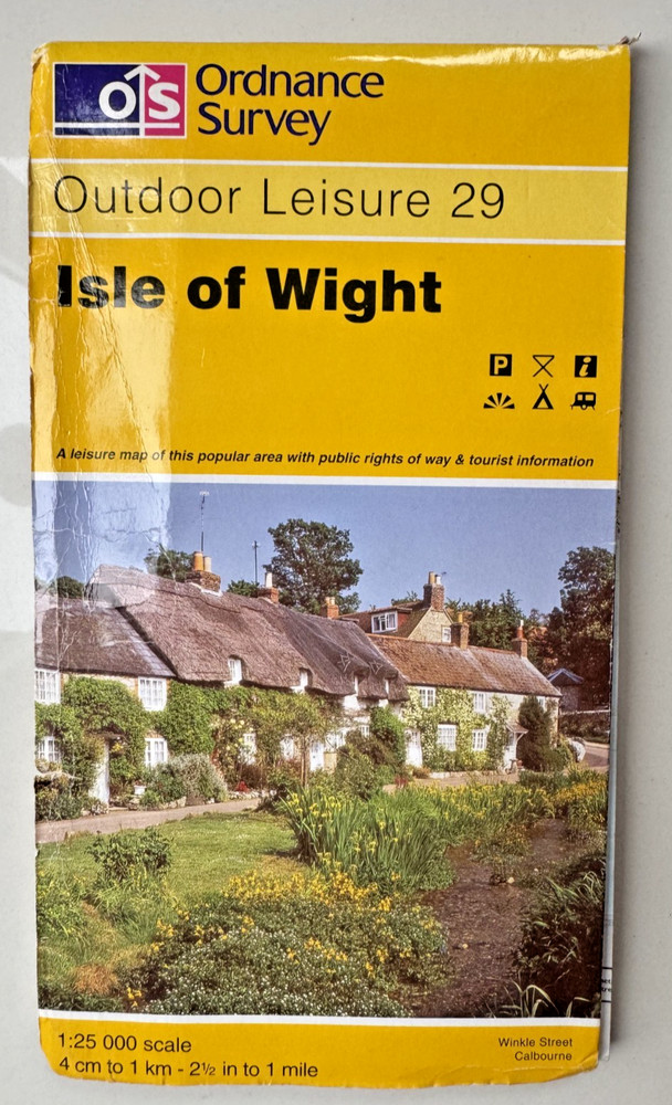 ORDNANCE SURVEY OUTDOOR LEISURE MAP OL29 – Isle of Wight