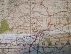 Vintage Second World War 1948 Ordnance Survey Map – York, WWII Map 97