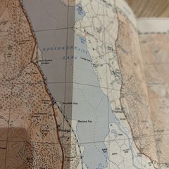 KESWICK Ordnance Survey Sheet NY22 1:25,000 1952 National Grid Derwent Water