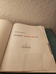 Vintage 1956 Rand McNally-Cosmopolitan World Atlas Centennial Edition