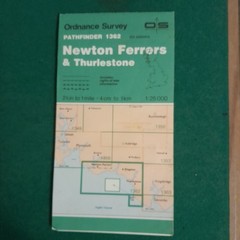 OS PATHFINDER 1362 NEWTON FERRERS & THURLESTONE WALKERS MAP 1:25 000 SCALE