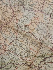 Bartholomew’s Revised Half Inch Map Sheet 25 FENLAND vintage