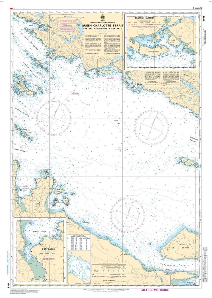 Queen Charlotte Strait, Central Portion| CHS 3548 (47×34)
