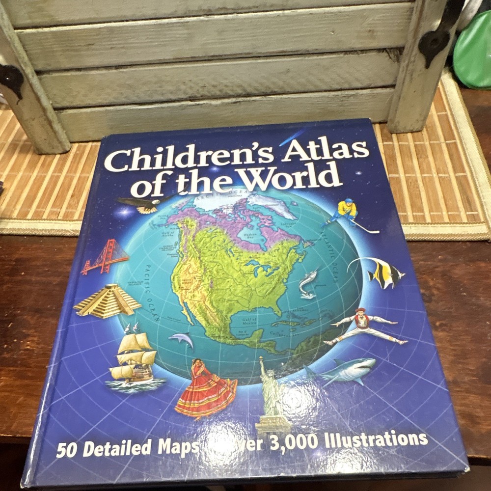 Weldon Owen Children’s Atlas of the World Hardcover Atlas 2002 English