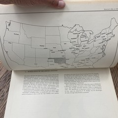 Historical Atlas of Oklahoma Morris 1971 4th Print Geography Native Americans