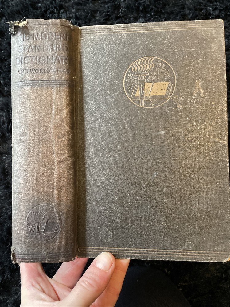 The Modern Standard Dictionary and World Atlas, Odhams Press HB Illustrated 1936