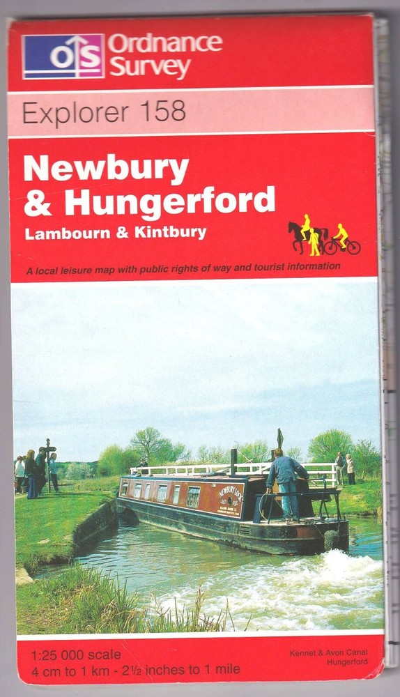 ORDNANCE SURVEY EXPLORER MAP: NEWBURY & HUNGERFORD, Lambourn & Kintbury