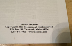 Massachusetts Atlas & Gazetteer (Delorme Atlas & Gazetteer) by Delorme 2004 MINT