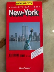 vintage GeoCenter World City Map of New York 1990s