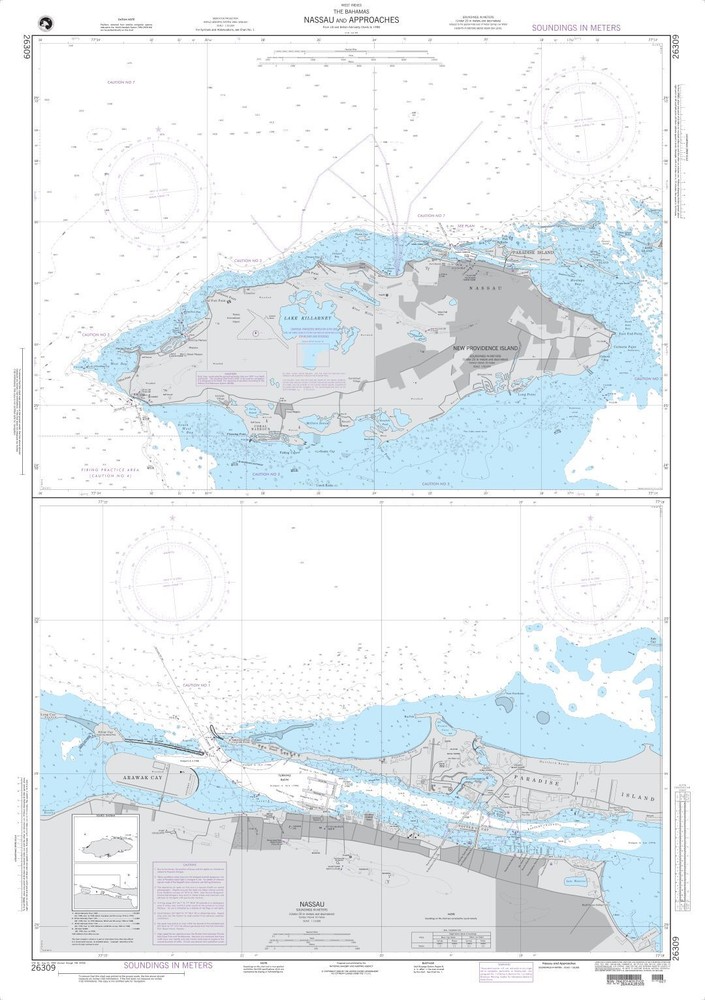 Nassau and Approaches | NGA Chart 26309