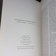 Rand McNally Atlas Of World History, Edited By R.R Palmer 1957