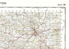 Ordnance Survey 1 inch-1 mile map Bodmin, Launceston, Liskeard, St Austell 1972
