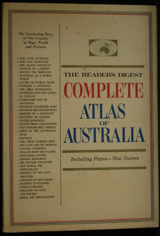 Complete Atlas Of Australia Including Papua New Guinea. Unnamed.