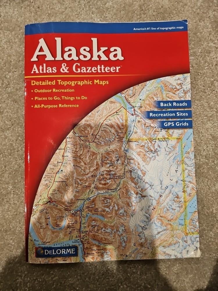 Atlas and Gazetteer Ser.: Alaska by DeLorme Map Staff (2001, Trade Paperback)