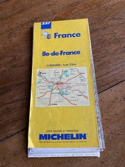 Michelin France Road/Tourist Map 237 Ile -de-France