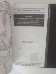 Jeppesen Airway Manual Southwest with Aeronautical Charts Maps 7 Ring Binder vtg