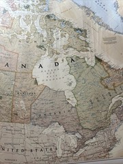 National Geographic Canada Wall Map Classic 38” x 32” 2019 Paper