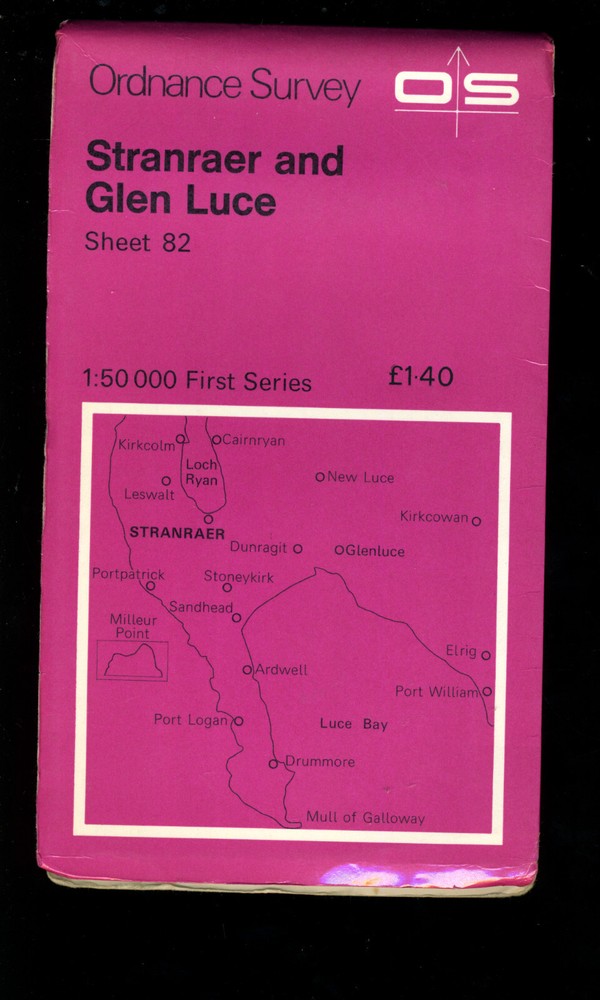 Ordnance Survey 1:50000 Map 82 Stranraer and Glen Luce