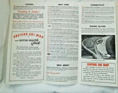 Motor Court Guide Map 1 Motels – Cabins New England New York Quebec 1959