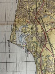 NEW FOREST – Cloth ORDNANCE SURVEY TOURIST MAP 1966 Poole Totland Southampton