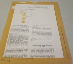 USGS Geologic Map Bernalillo NW Quadrangle, Sandoval County, New Mexico w/Sleeve