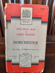 1960 ORDNANCE ONE-INCH MAP OF GREAT BRITAIN DORCHESTER