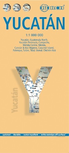 Aa. Vv Yucatán, Yucatan, Borch Map (Map) Borch Map (UK IMPORT)