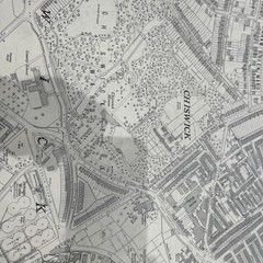 Ordinance Survey 25 Inch To The Mile Large Scale Map 1938. Chiswick. London