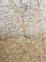 1954 Ordnance Survey One Inch Seventh Series Map 130 Kidderminster (inc Dudley )