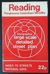 Geographia Large Scale Detailed Street Plan: Reading (1970’s).