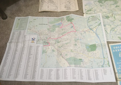 BUNDLE OF 22 VINTAGE STREET MAPS SCOTLAND