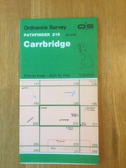 1990 Ordnance Survey Pathfinder Map 210 NH 82/92 Carrbridge (incl Dulnain Bridge