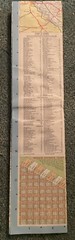 1985 1986 Illinois official highway state road map