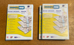Memory Map Great Britain Ordnance Survey maps Whole UK 4 CD box set