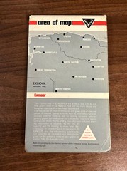 Exmoor ORDNANCE SURVEY TOURIST MAP 1967 Devon Barnstaple Bideford National Park