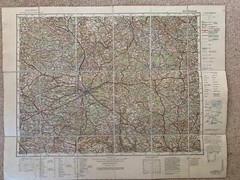 Sifton, Praed & Co. Map of Nurnberg. 1929 reprint of 1913. Fabric.