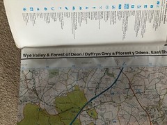 O/S WYE VALLEY & FOREST OF DEAN OL14 EXPLORER MAP 2009 VERY GOOD 1;25.000