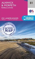 Alnwick & Morpeth (Map) OS Landranger Active