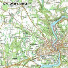 France 1:25K map 2250ET: Bourg-Madame Mont-Louis & Col de la Perche
