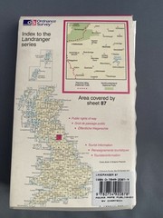 Ordnance Survey. Hexham & Haltwhistle Map 87 Laminated Landranger. 1:50 000.