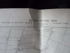 1906 – Pinchbeck near Spalding Lincolnshire Ordnance Survey Map