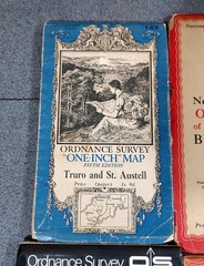 6 x Ordnance Survey Maps Mostly One Inch Maps