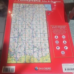 DeLorme Pennsylvania Atlas & Gazetteer Topographic Maps Paperback Atlas