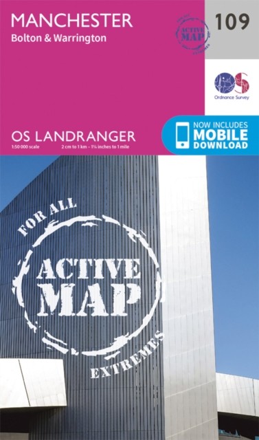 Manchester, Bolton & Warrington by Ordnance Survey (Sheet map, folded)