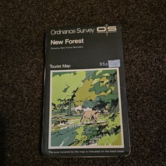 ORDNANCE SURVEY SHEET MAP NEW FOREST TOURIST PARK TOURIST MAP NO RIPS TEARS