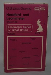 Ordnance Survey Landranger Map – Hereford & Leominster, Sheet 149 – 1974