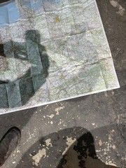 vintage Michelin Map 987 featuring Germany, Austria, and Benelux Ref Bb6