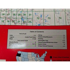 OREGON Atlas & Gazetteer Delorme Topo Maps Back Roads Outdoor Recreation 1996