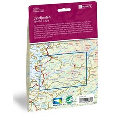 Lysefjorden – Nordeca Turkart Norway walking hiking map 2681