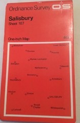 1963 Ordnance Survey One Inch Map Of Salisbury – Sheet 167
